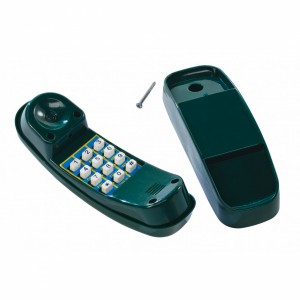 Plastikowy telefon zielonym