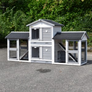 Klatka dla świnek morskich Double Small została rozbudowana o 2 wybieg