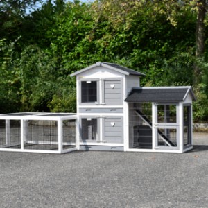 Klatka dla świnek morskich Double Small została rozbudowana o 2 wybieg