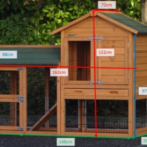 Różne wymiary klatki dla królików Prestige Small