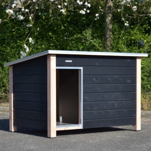 Buda dla psa Loebas · czarny/Douglas · 185x125x122cm