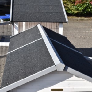 Dachy są wyposażone w czarną membranę dachową