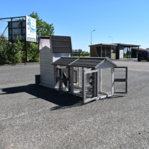 Klatka dla królików Double Small oferuje wiele możliwości rozbudowy