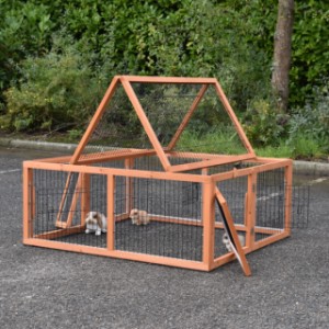 Wybieg dla królików Multirun ma wiele otworów