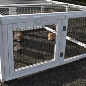 Wybieg dla królików Multirun | Serduszka mogą być używane jako zapięcie