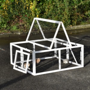 Wybieg dla królików Multirun ma wiele otworów