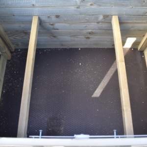 Kurnik Chicky wyposażony jest w 2 grzędy