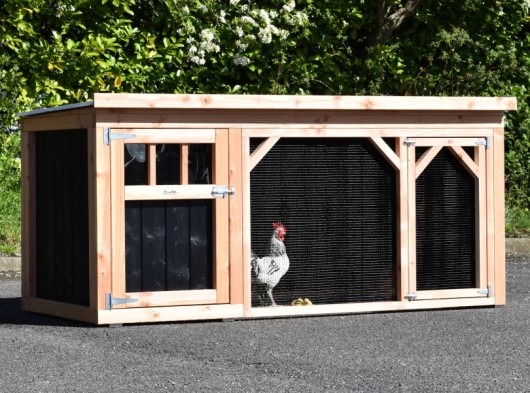 Kurnik Belle 1 • Douglas/czarny • 242x122x113cm