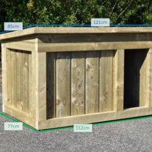 Różne wymiary budy dla psa Block Medium