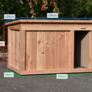 Różne wymiary budy dla psa Block Large