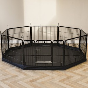 Mata podłogowa do wybiegu dla zwierząt Octa Czarna