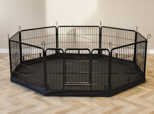 Mata podłogowa do wybiegu dla zwierząt Octa Czarna