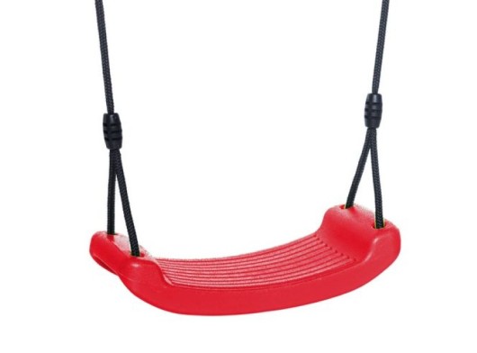 Siedzisko huśtawki plastikowe czerwone • z BR-lina • max. 70kg
