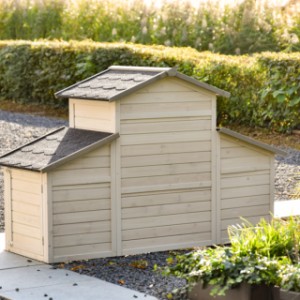 Zobacz klatkę dla królików Annemieke od tyłu.