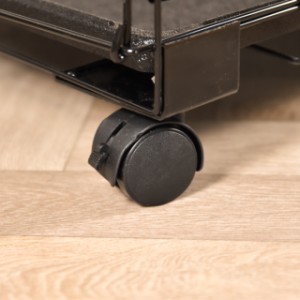 Klatka dla kota Lift jest mobilna dzięki praktycznym kółkom pod klatką.