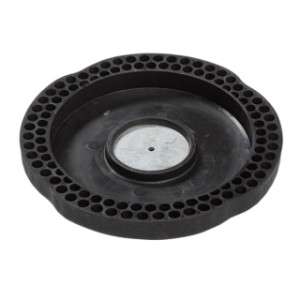 Huśtawka talerzowa jest wyposażona w aluminiową płytę wewnętrzną