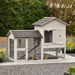 Prestige Medium z wybiegiem light-grey 200 × 90 × 150 cm