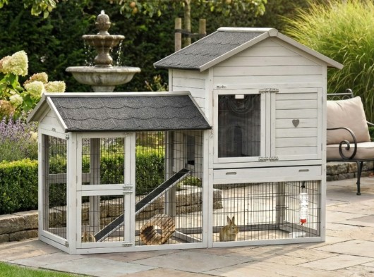 Prestige Medium z wybiegiem light-grey 200 × 90 × 150 cm