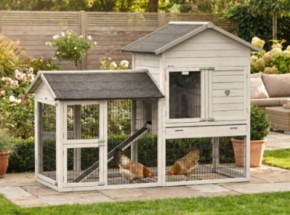 Prestige Medium z wybiegiem light-grey 200 × 90 × 150 cm