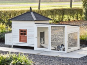 Klatka dla królików Ambiance Large terra 218×93×122 cm