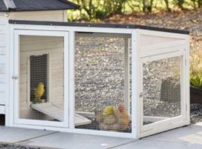 Dobudowany wybieg Ambiance Large z dachem z papy dachowej 98×80×75 cm