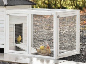 Dobudowany wybieg Ambiance Large z dachem z siatki 98×80×75 cm