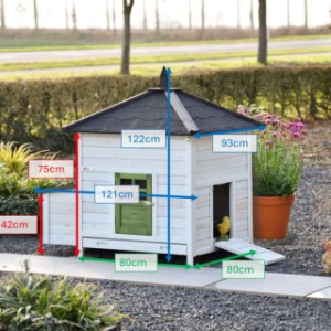 Oto wymiary modelu Ambiance Large: 121×93×122 cm