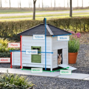 Oto wymiary modelu Ambiance Large: 121×93×122 cm