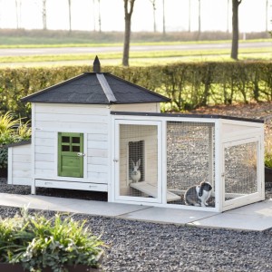 Klatka dla królików Ambiance Large terra 218×93×122 cm