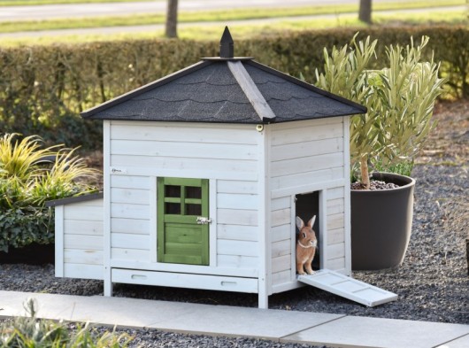 Klatka dla królików Ambiance Large terra 121×93×122 cm