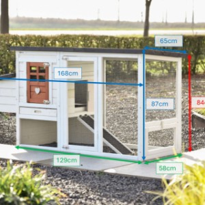 Różne rozmiary klatek drewnianych Noah