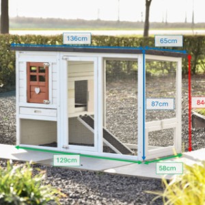 Różne rozmiary klatek drewnianych Noah