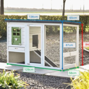 Różne rozmiary klatek drewnianych Noah