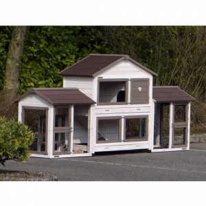 Klatka dla królików Excellent Medium z 2 wybieg · wraz z zestawem izolacyjnym