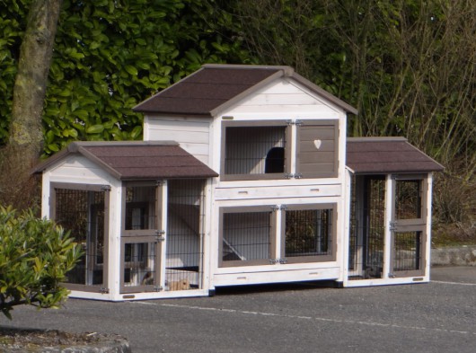 Klatka dla królików Excellent Medium z 2 wybieg ·  wraz z zestawem izolacyjnym